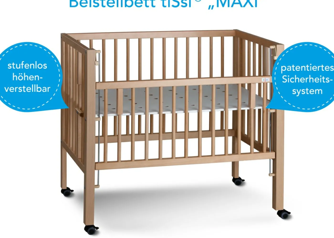Anstellbett MAXI