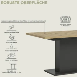 Ausziehbarer Esstisch MOTION