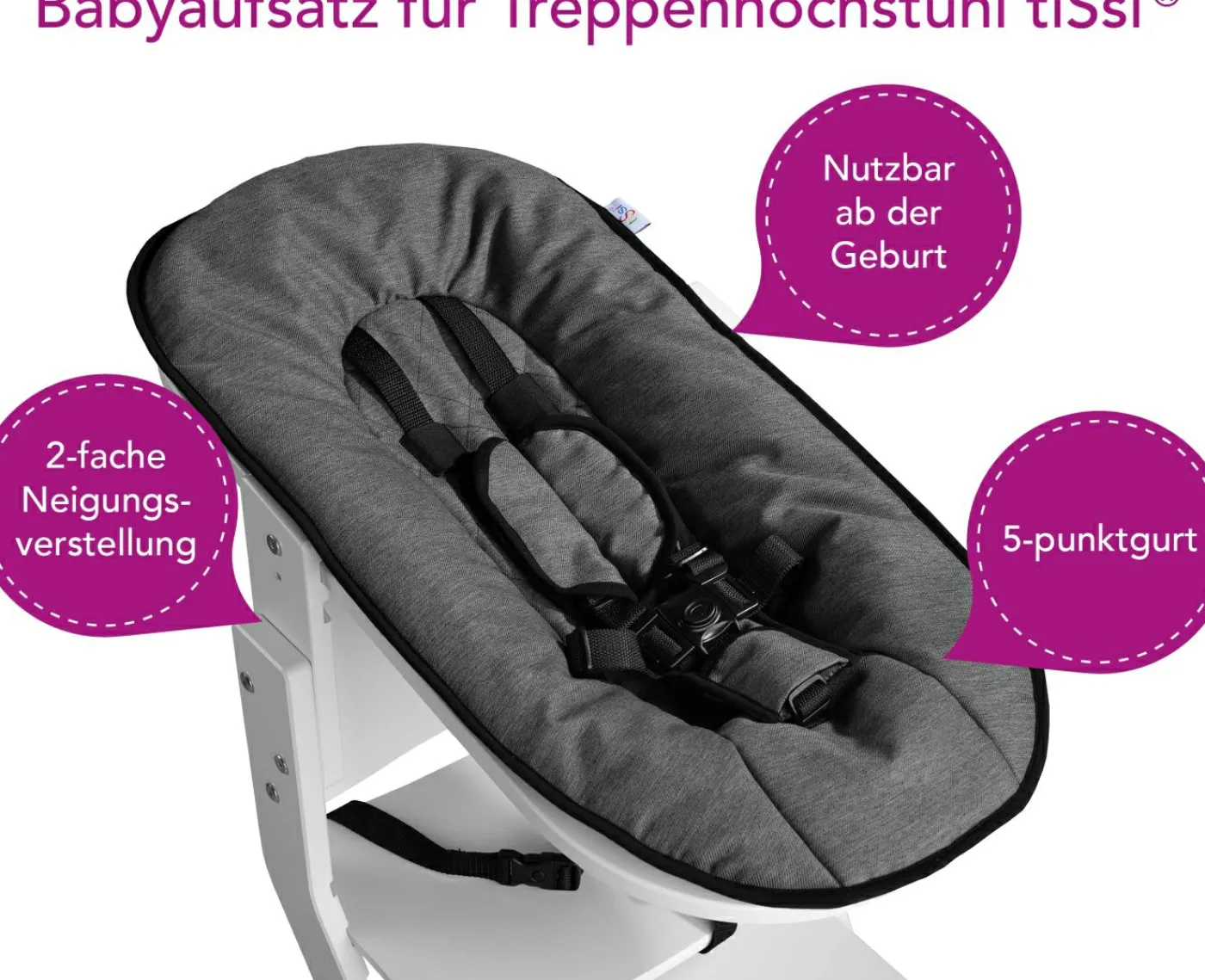 Babyschale für Treppenhochstühle 100284