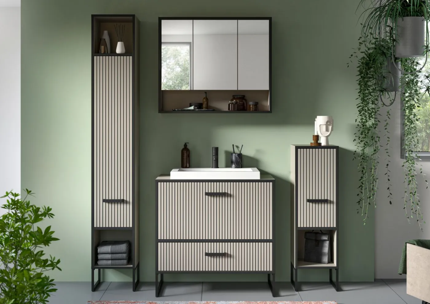 Badkombination 5-teilig BAGNO