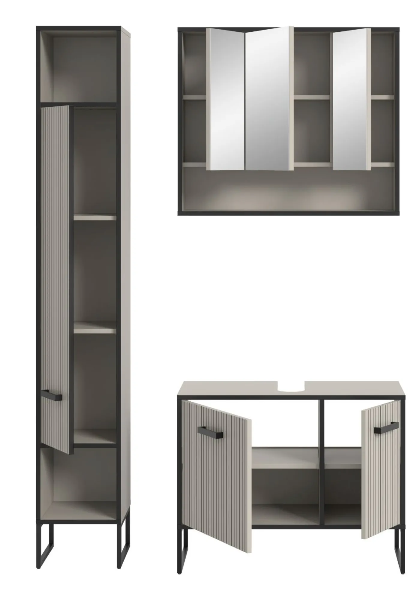 Badkombination 3-teilig BAGNO