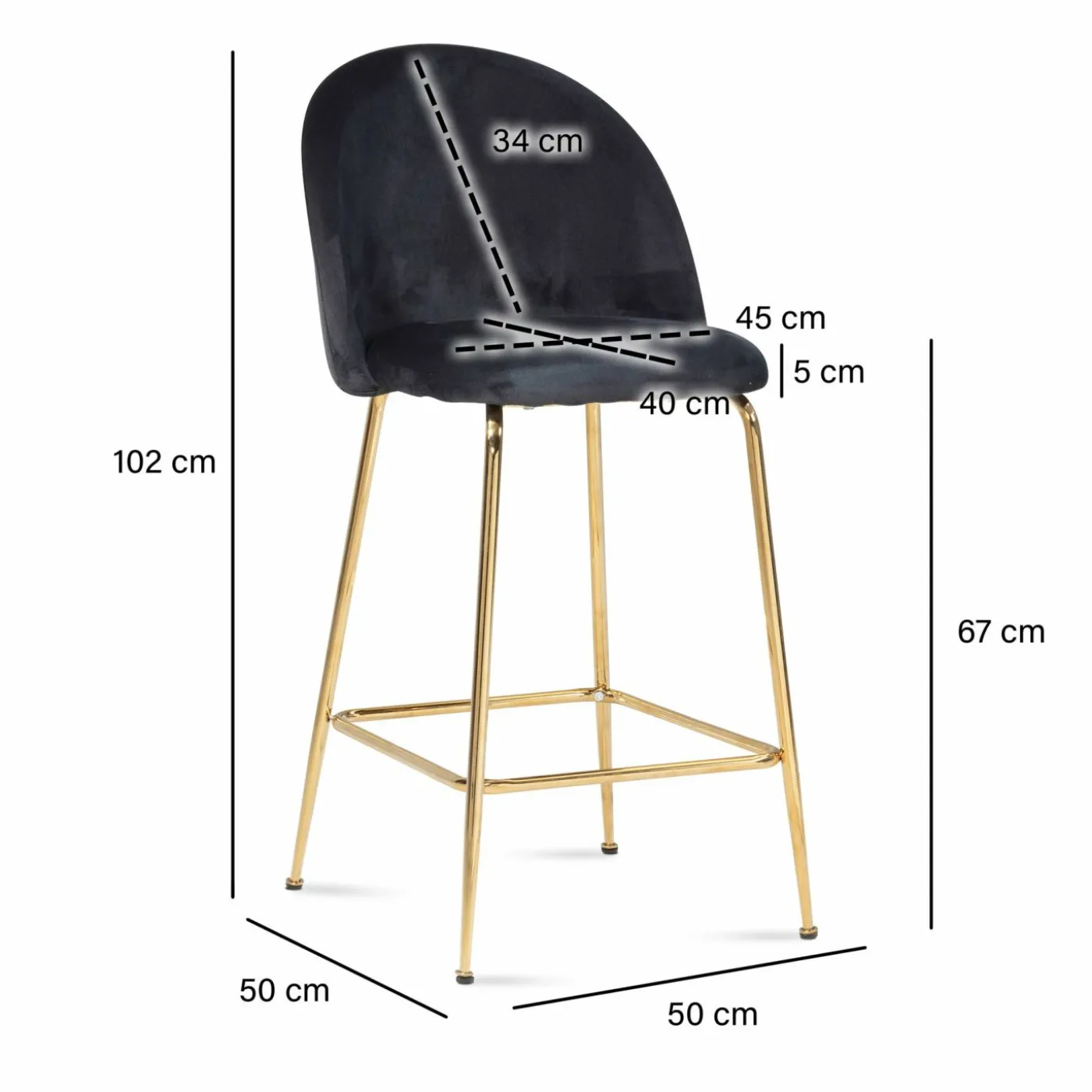 Barhocker 2er-Set WOHNLING