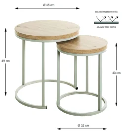 Beistelltisch 2er-Set LEVI