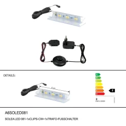 Beleuchtungsset SOLEA A6SOLED 081