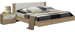 Bett mit Nachtkommoden NORA
