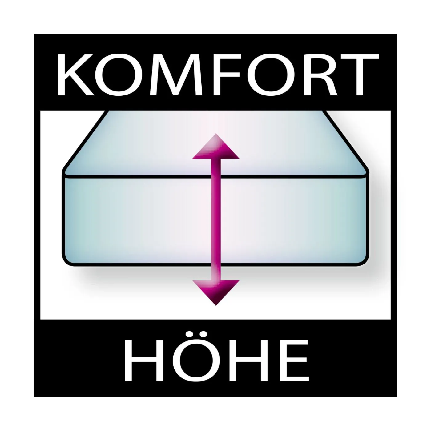 Bonnellfederkern-Matratze ALLMED STRONG H2