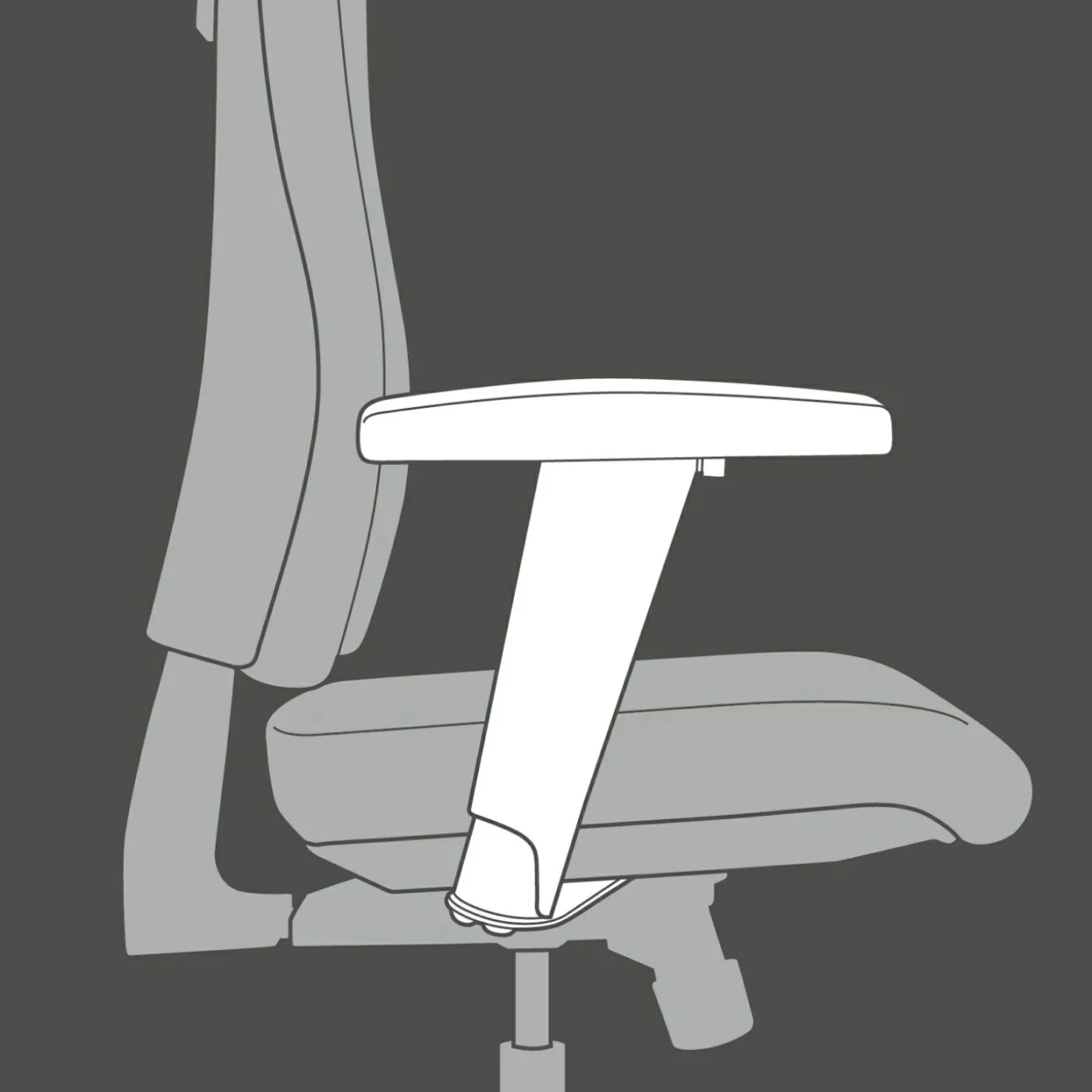 Bürodrehstuhl LINEA 80