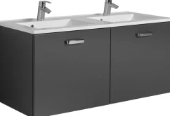 Doppelwaschtisch mit Mineralgußbecken 560