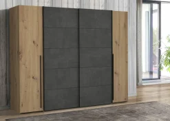 Dreh- und Schwebetürenschrank NARAGO