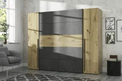 Dreh- und Schwebetürenschrank NARAGO