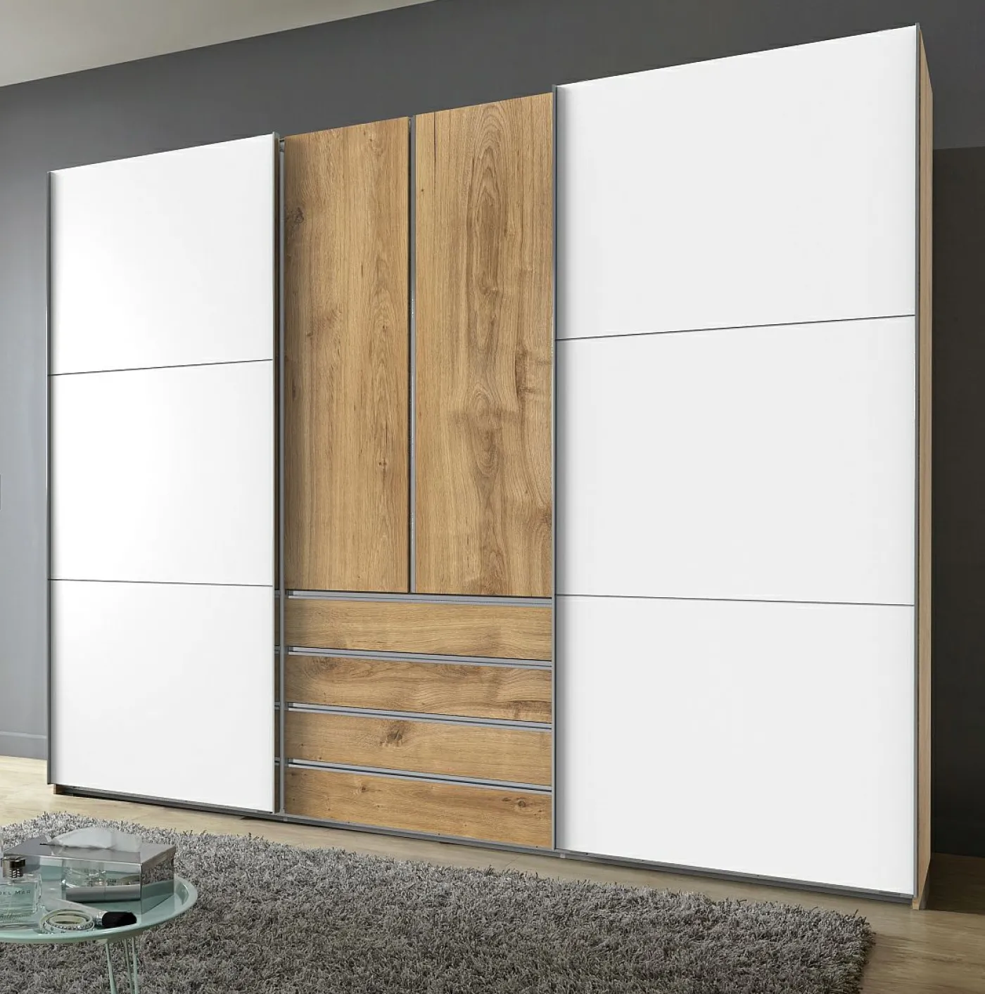 Dreh-/Schwebetürenschrank MAGIC