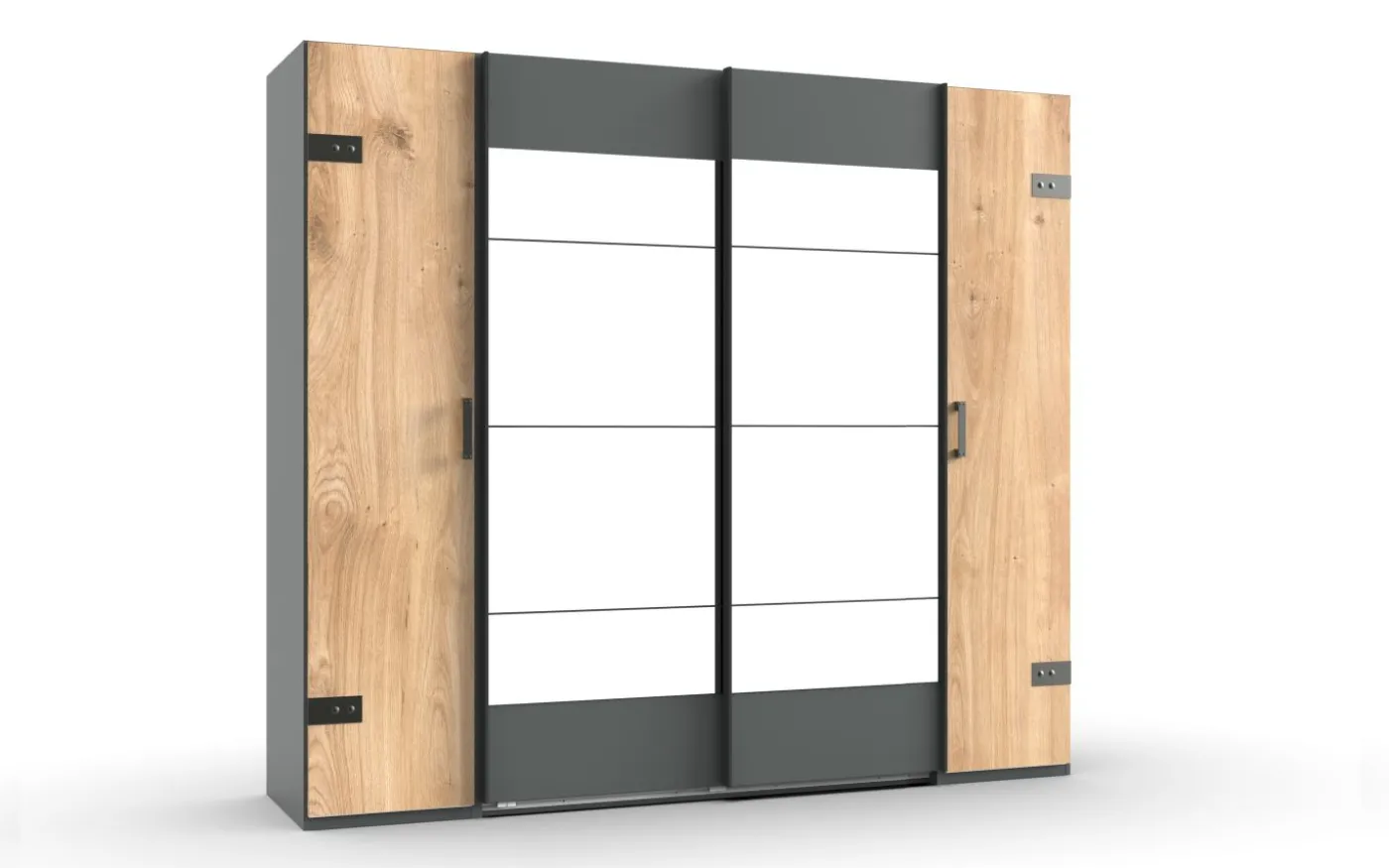 Dreh-/Schwebetürenschrank STOCKHOLM