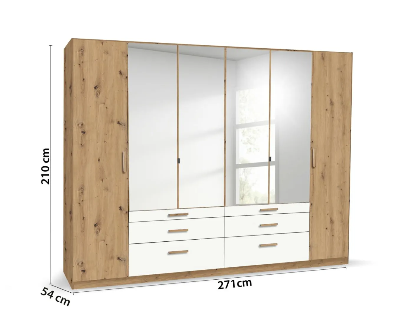 Drehtürenschrank ABRANTES