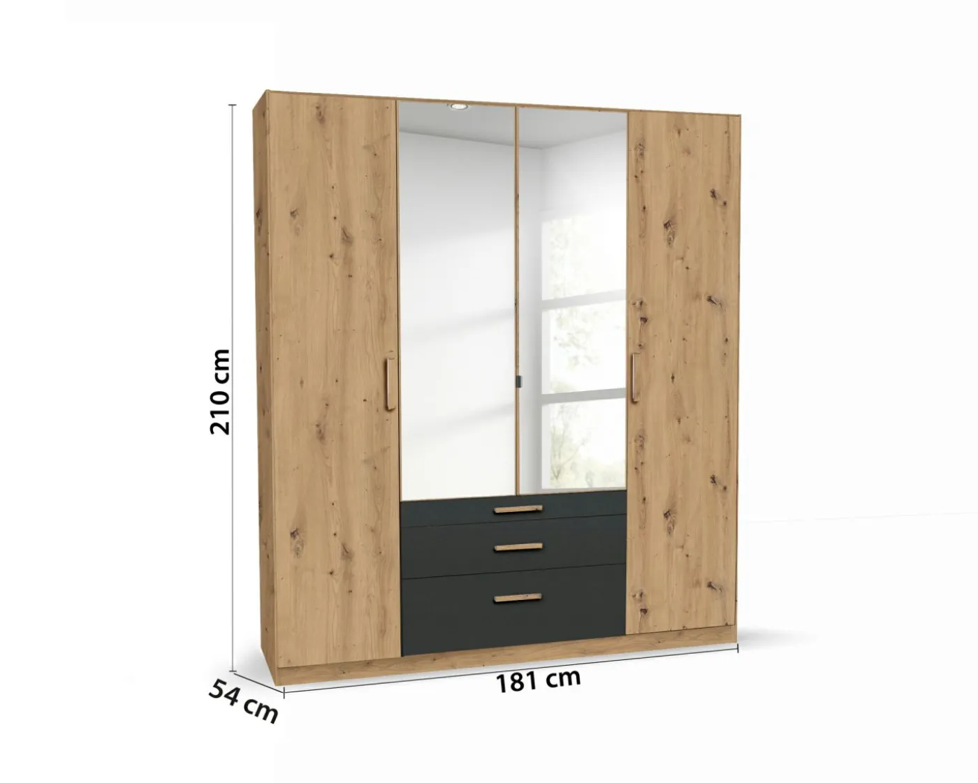 Drehtürenschrank ABRANTES