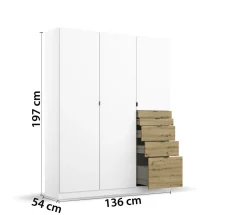 Drehtürenschrank AGUALVA-CACEM