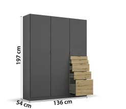 Drehtürenschrank AGUALVA-CACEM