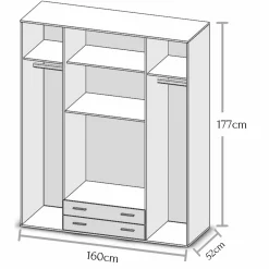 Drehtürenschrank BASE 4