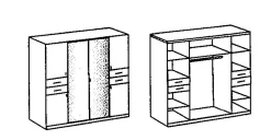 Drehtürenschrank DANZIG