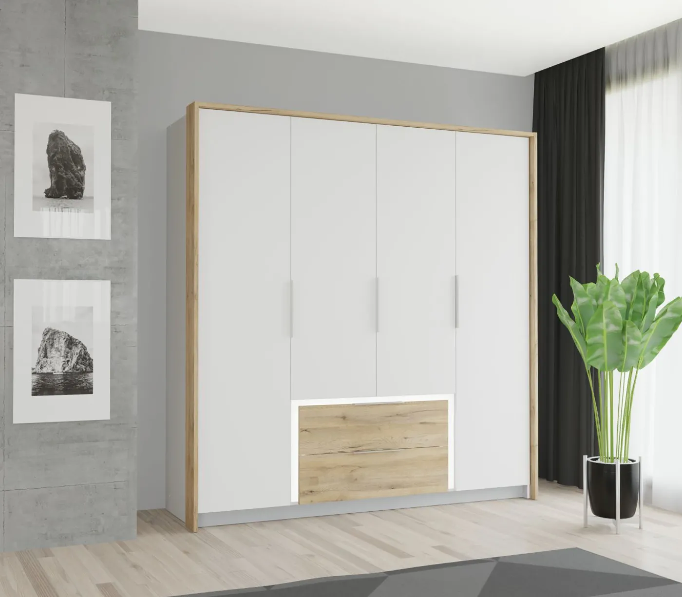 Drehtürenschrank LUANO