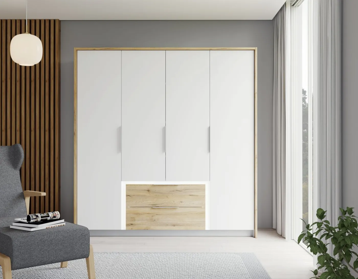Drehtürenschrank LUANO