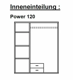 Drehtürenschrank POWER
