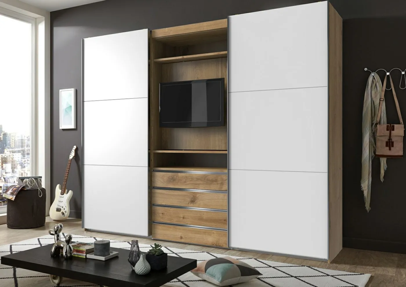 Funktions-TV-Schwebetürenschrank MAGIC