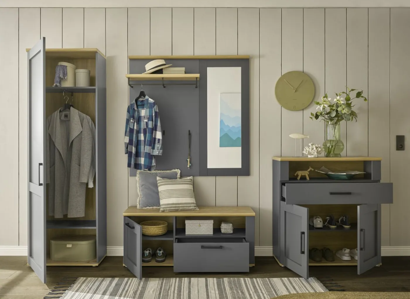Garderobe 4-teilig VENEZIA