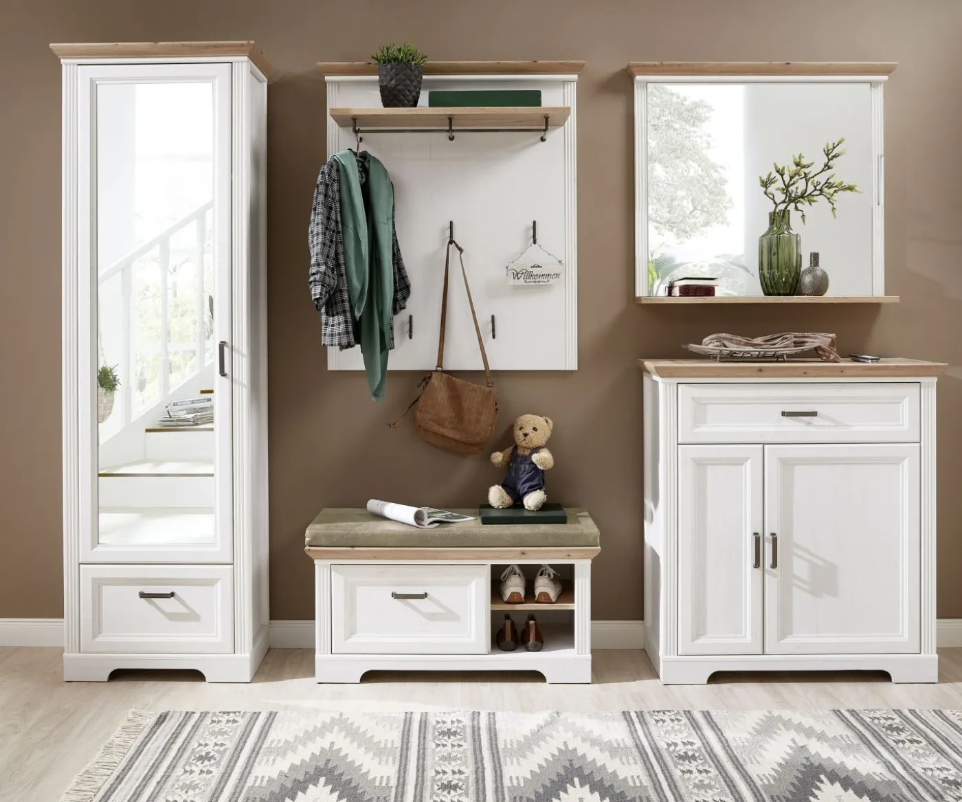 Garderobenkombination 5-teilig JASMIN