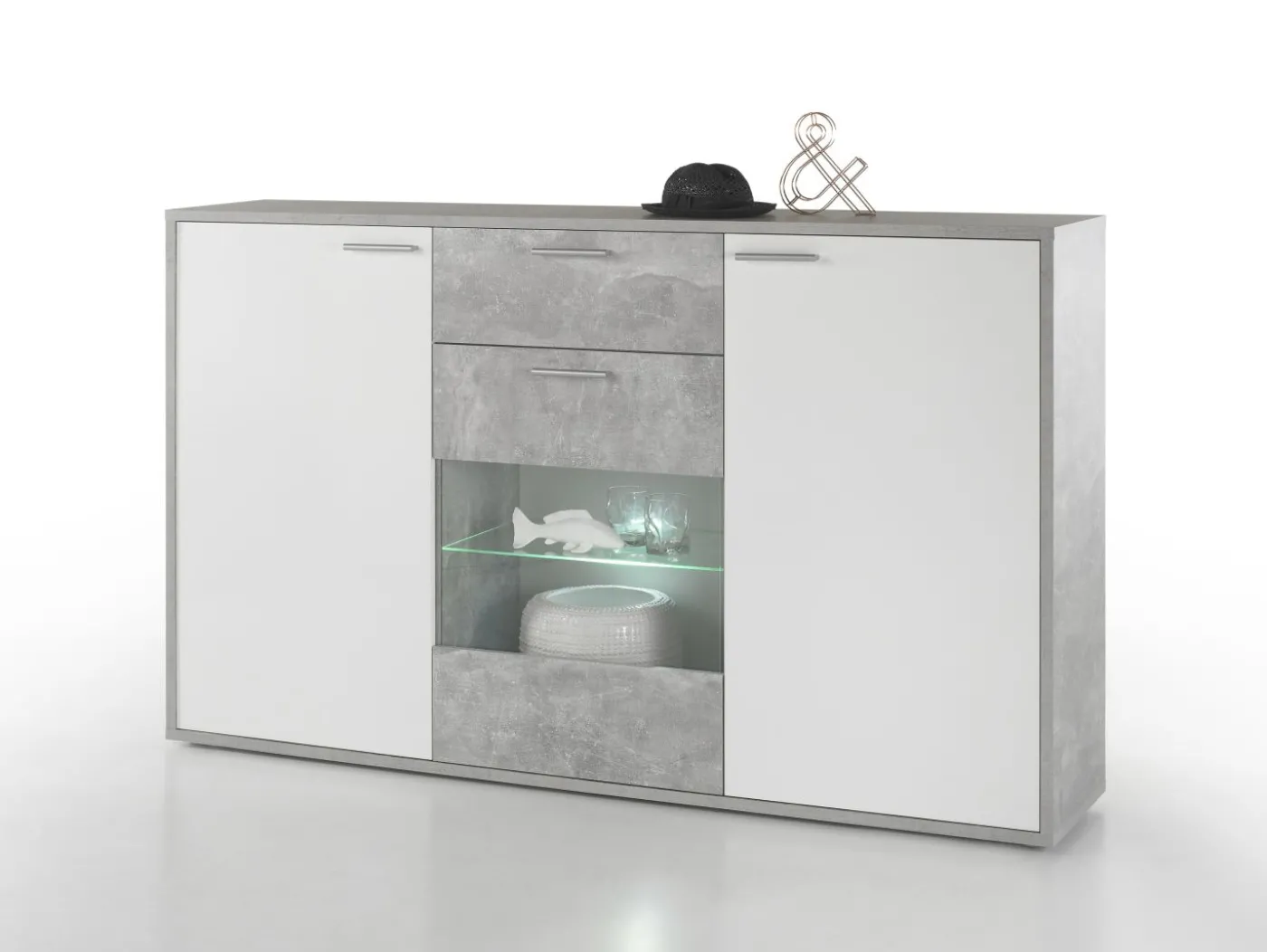 Highboard mit Beleuchtung MOUNTAIN