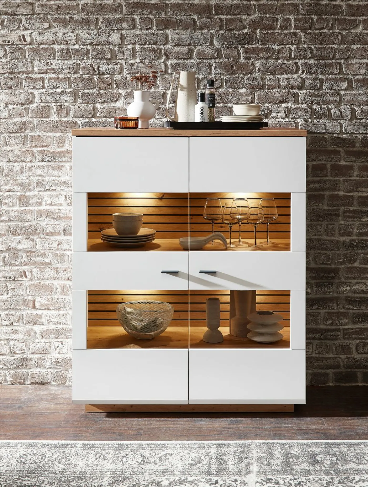 Highboardvitrine ASMARA