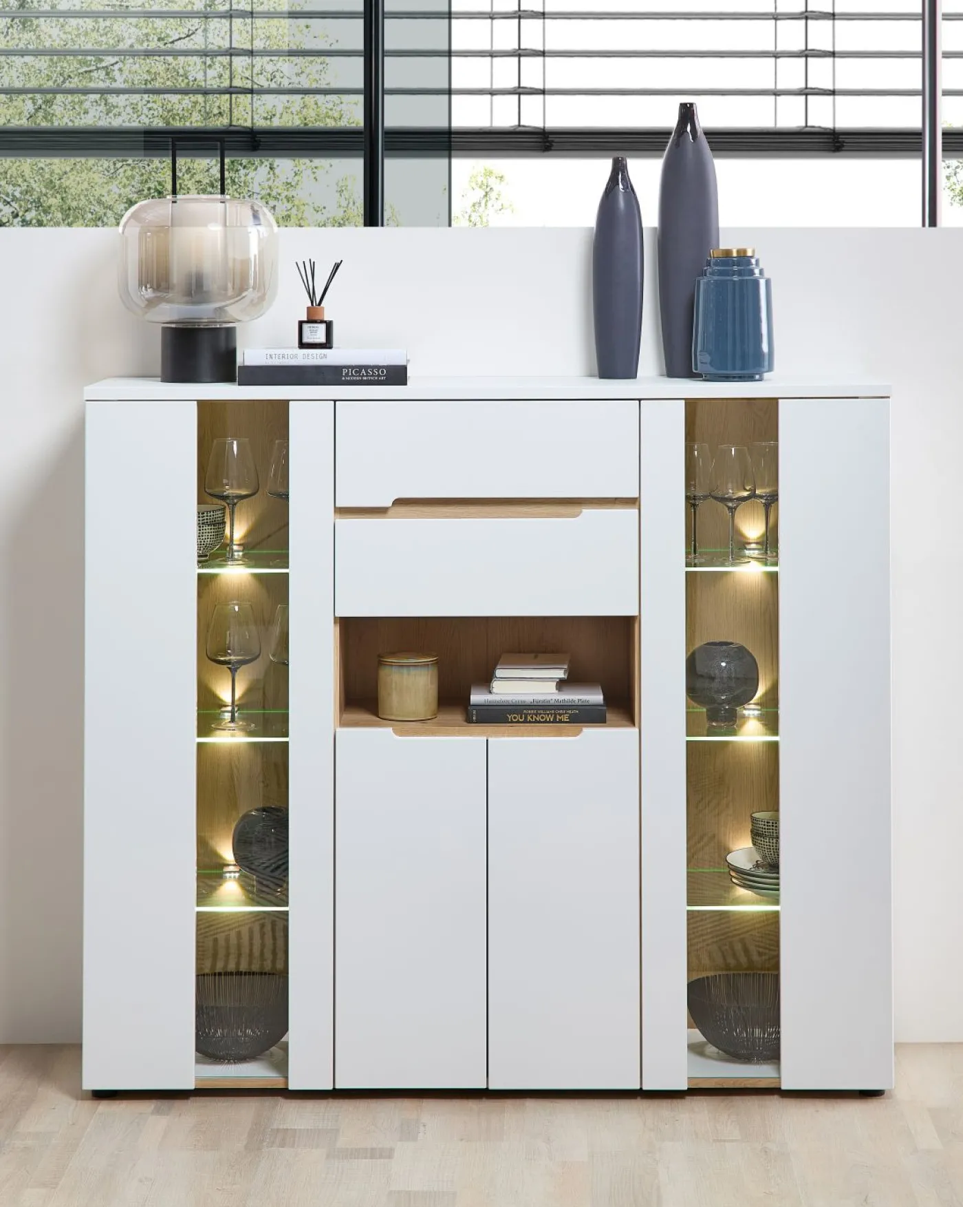 Highboardvitrine MEAGAN
