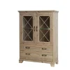 Highboardvitrine mit Beleuchtung NEPAL