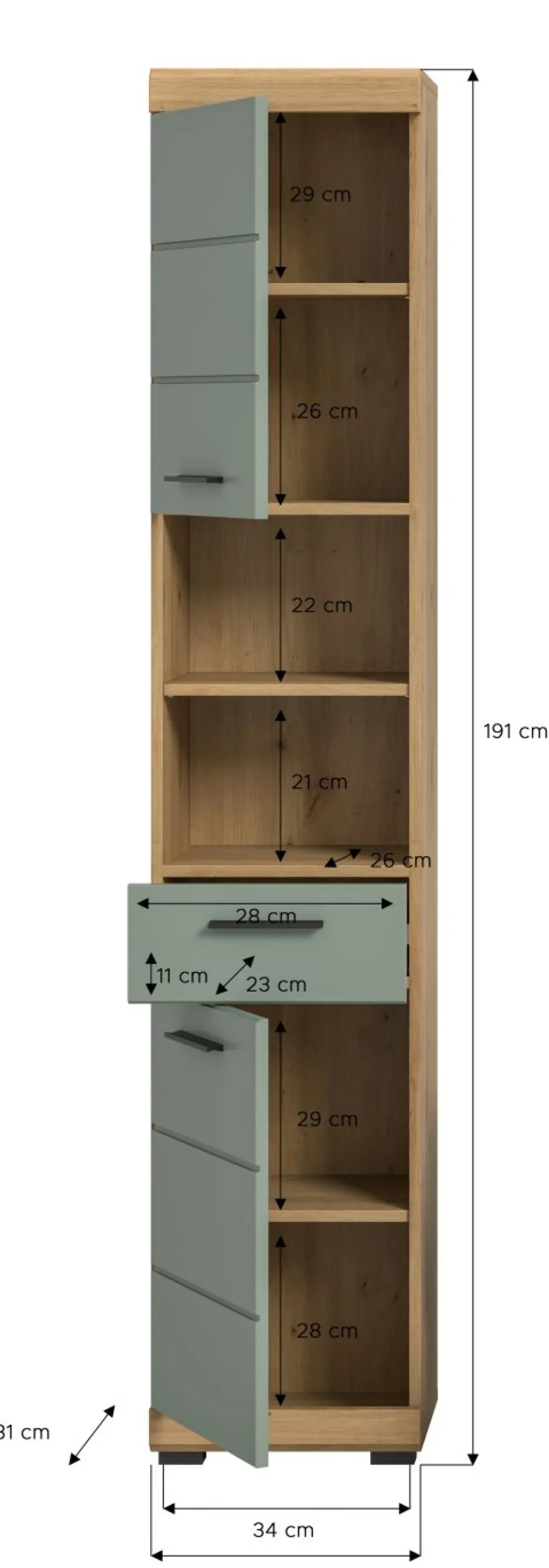 Hochschrank SEWULA