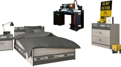 Jugendzimmer 5-teilig FABRIC 21