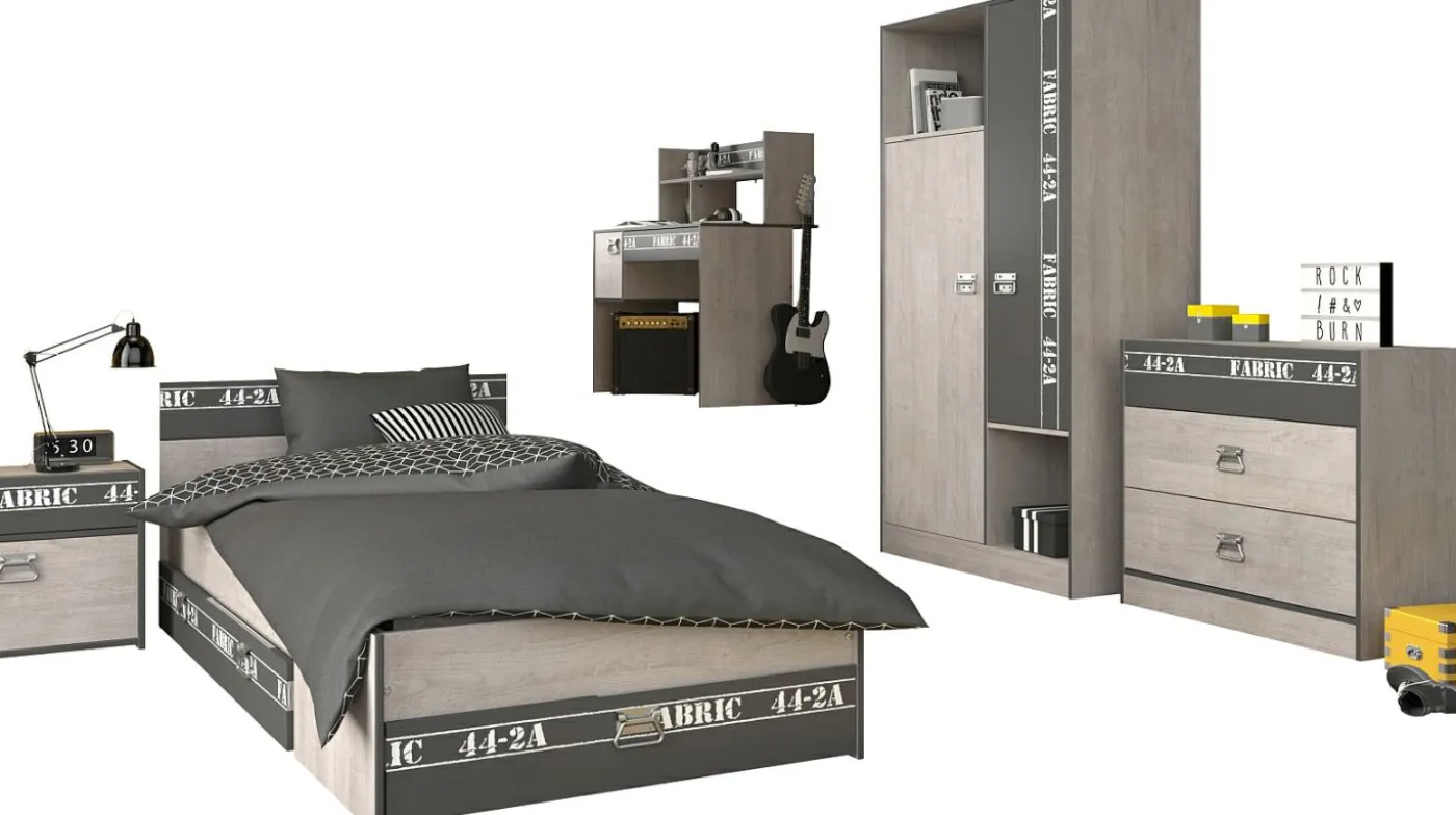Jugendzimmer 6-teilig FABRIC 11