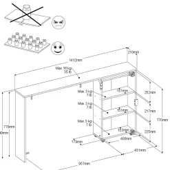 Jugendzimmer 5-teilig LAS VEGAS 13a
