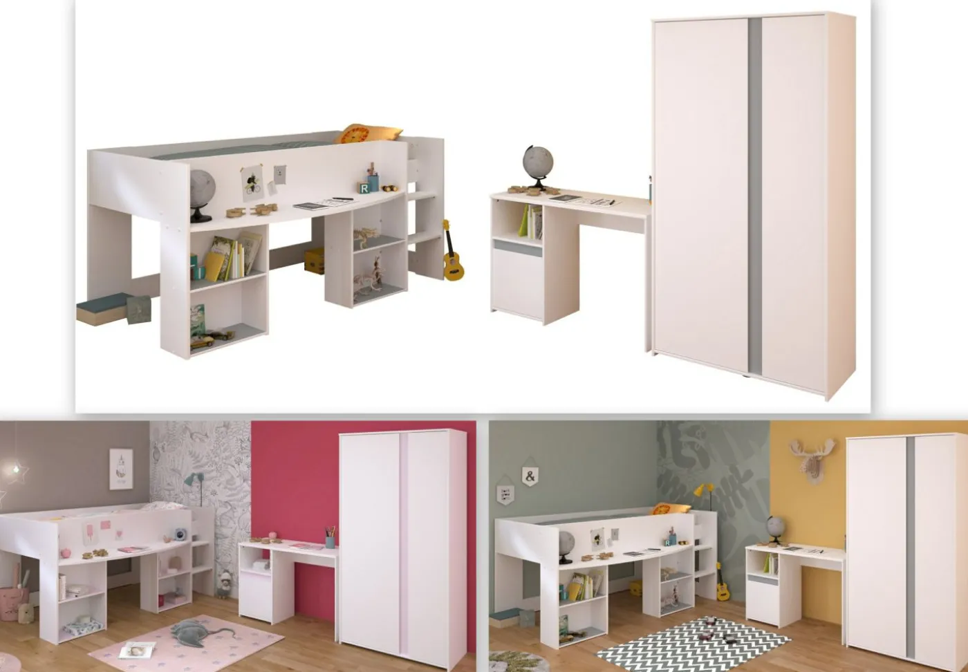Jugendzimmer 3-teilig PIROUETTE 13