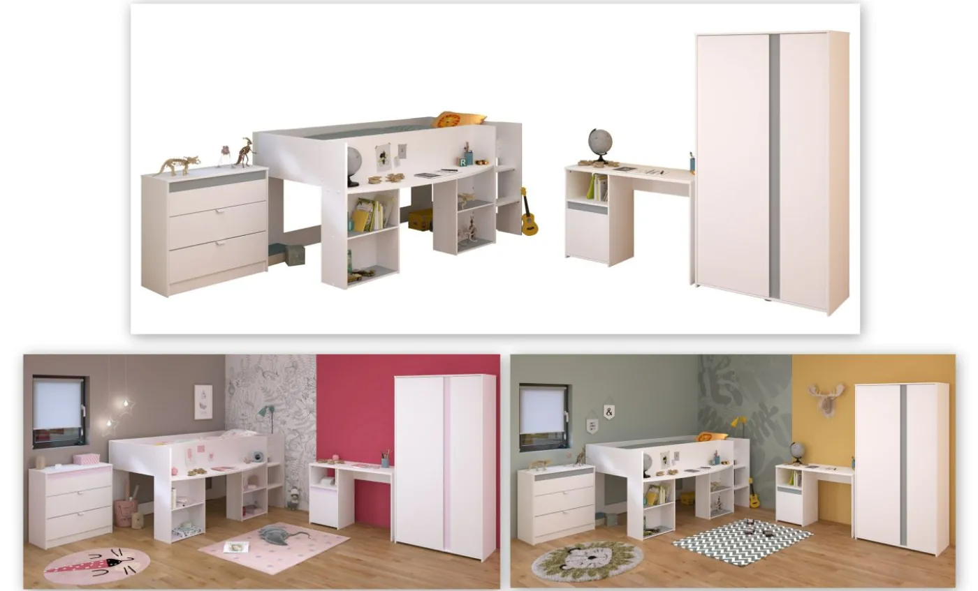 Jugendzimmer 4-teilig PIROUETTE 11