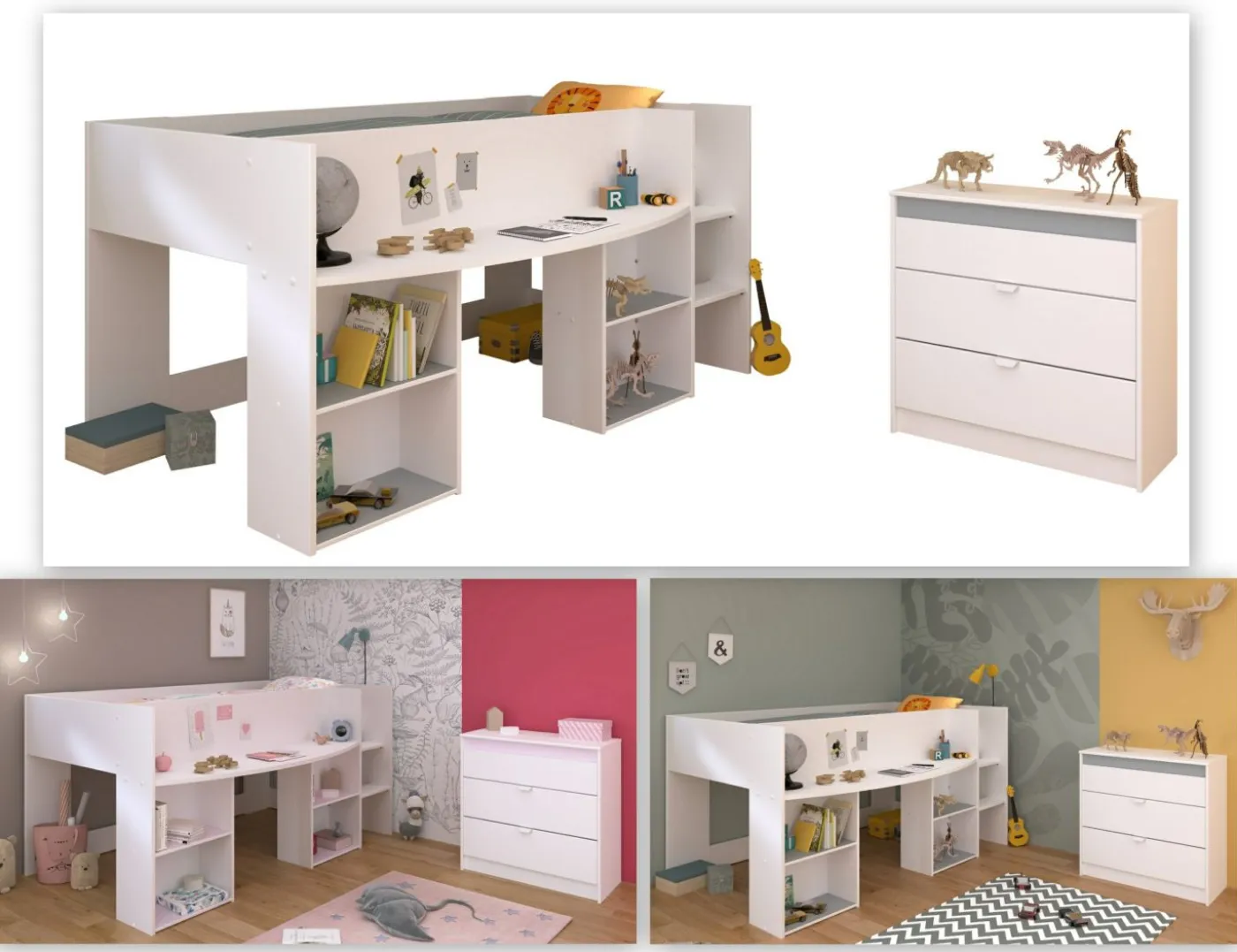 Jugendzimmer 2-teilig PIROUETTE 16