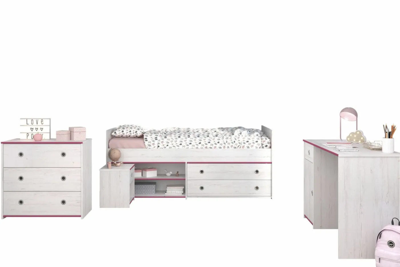 Kinderzimmer 4-teilig SMOOZY 37b