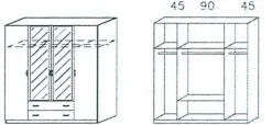 Kleiderschrank CASE