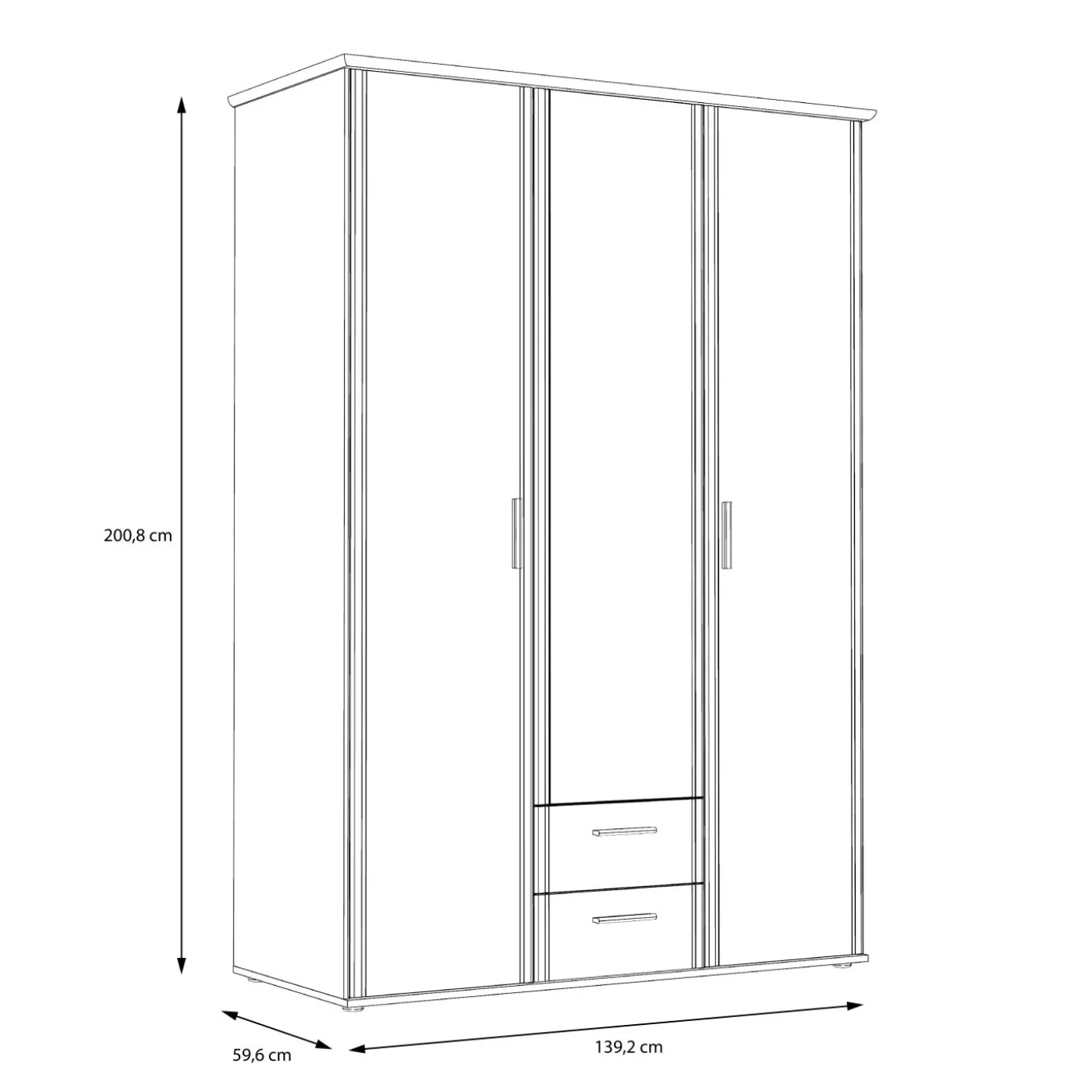 Kleiderschrank GLORIA