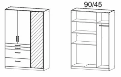 Kleiderschrank HARBURG