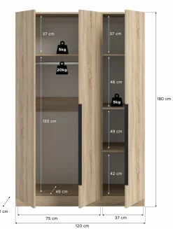 Kleiderschrank KOPENHAGEN