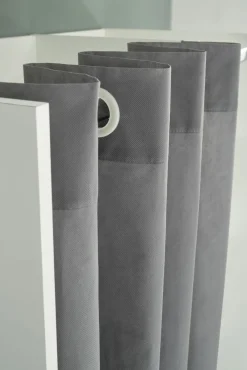Kleiderschrank mit Stoffvorhang JENKE