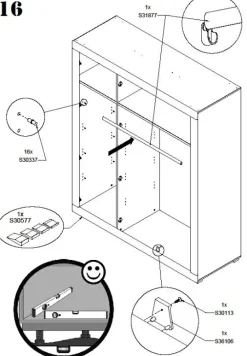 Kleiderschrank SNOW