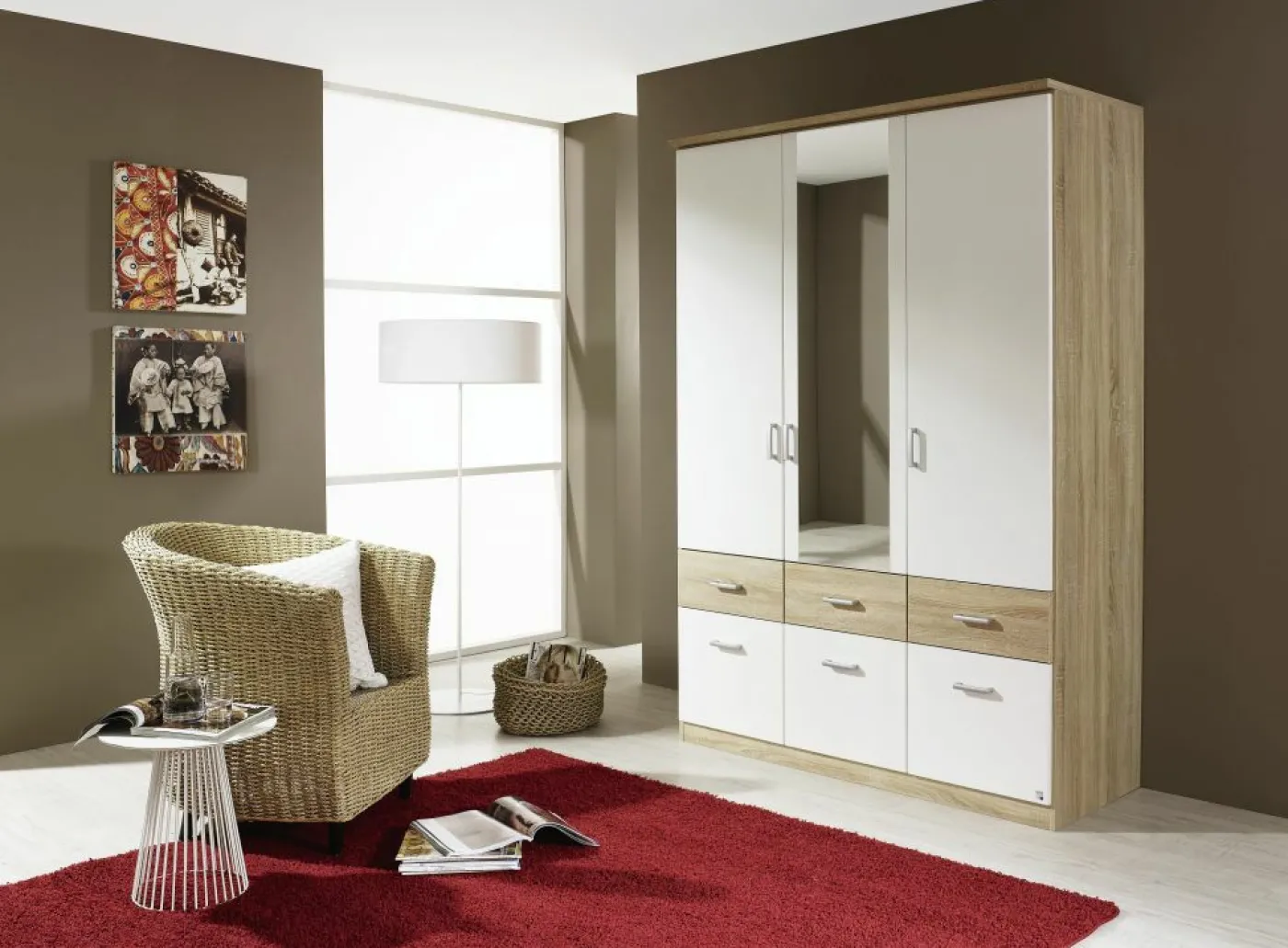 Kombi-Drehtürenschrank BREMEN