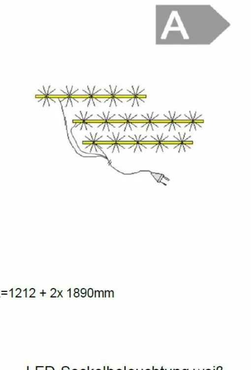 LED-Sockelbeleuchtung RONDINO