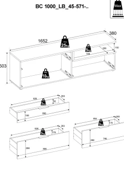Lowboard BC 1000