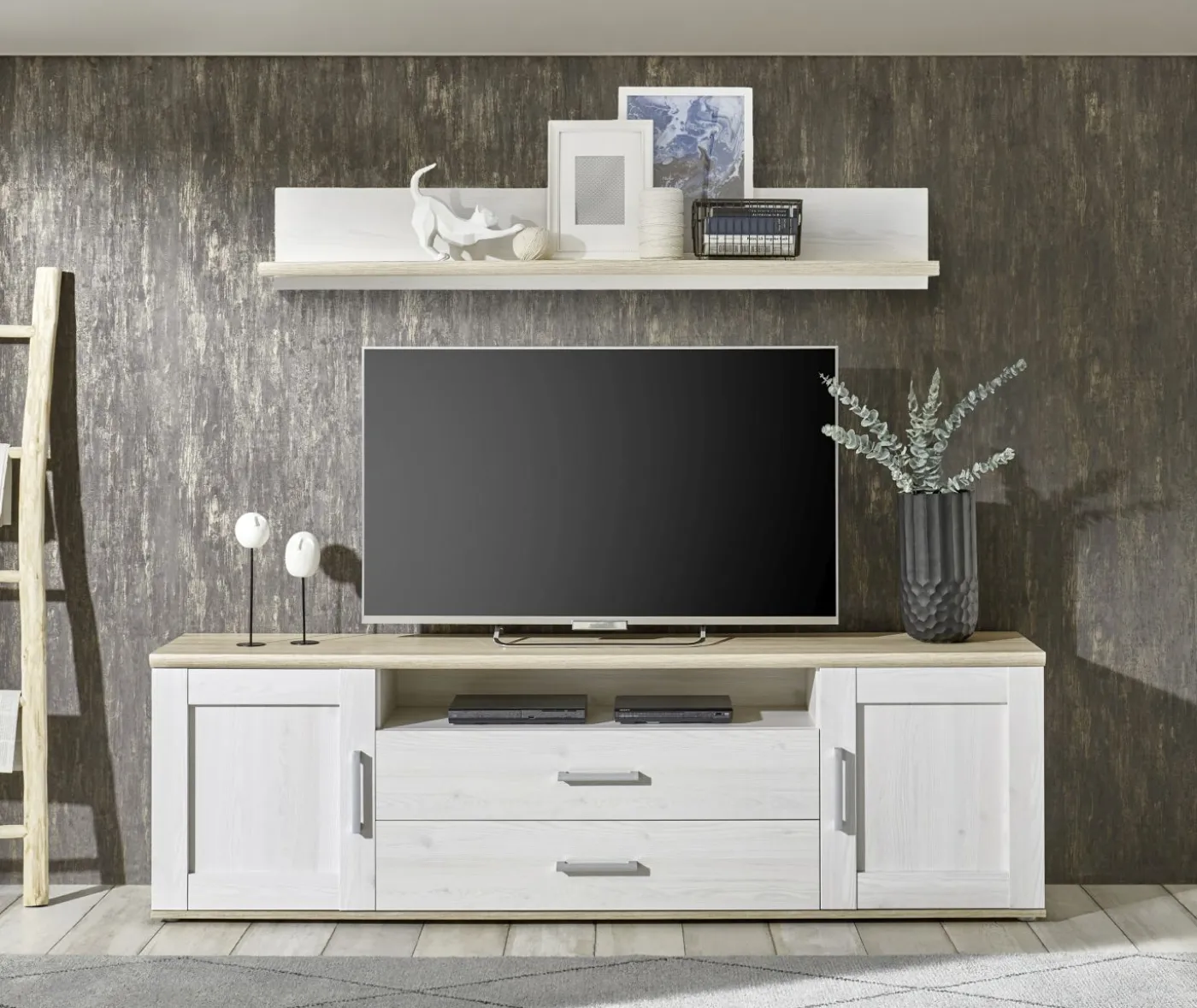 Lowboard mit Wandboard BIEL